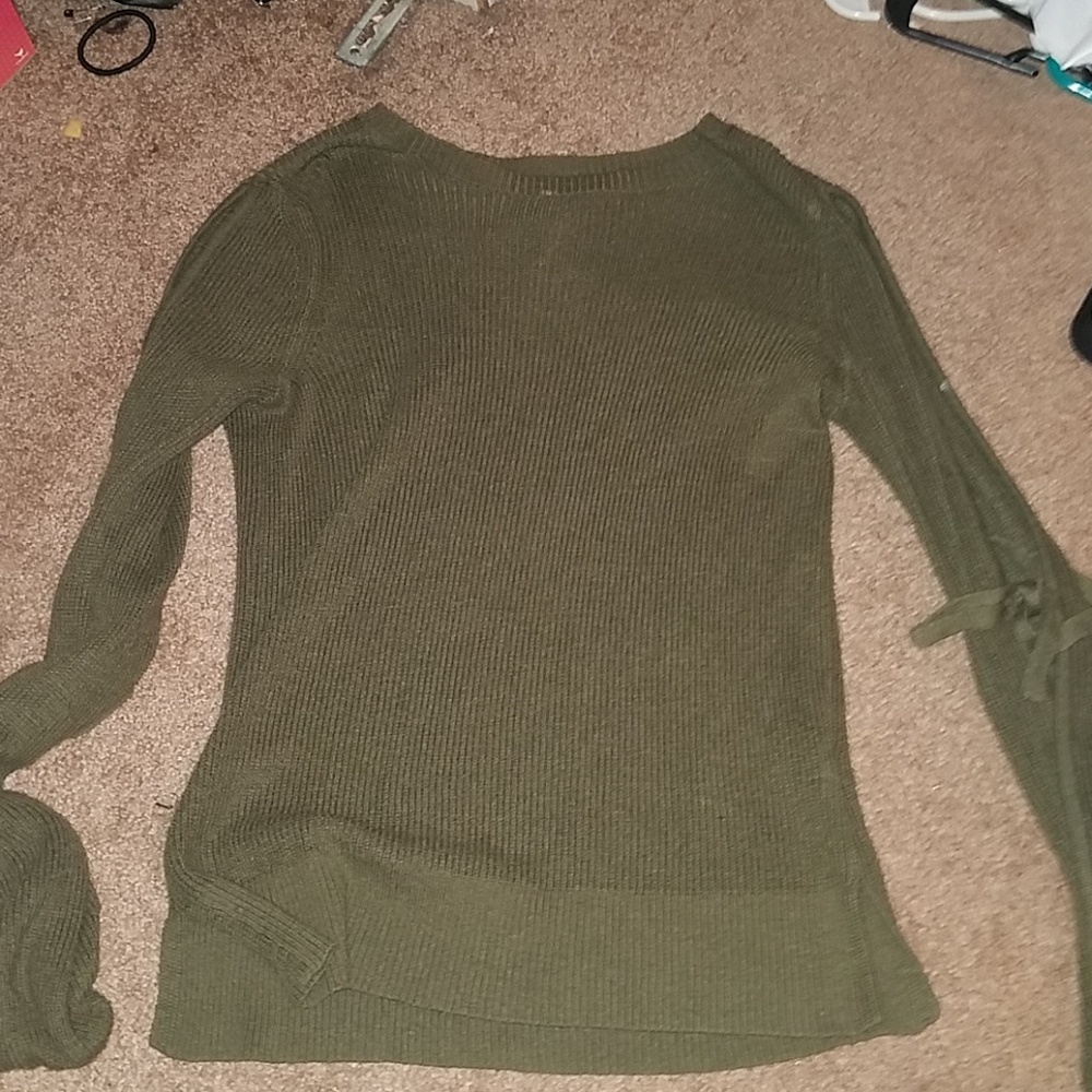 Green sweater